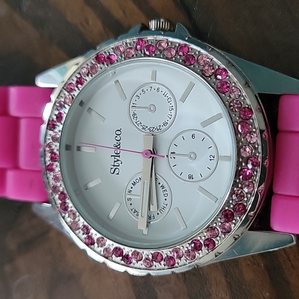 Style & Co. Jelly strap watch